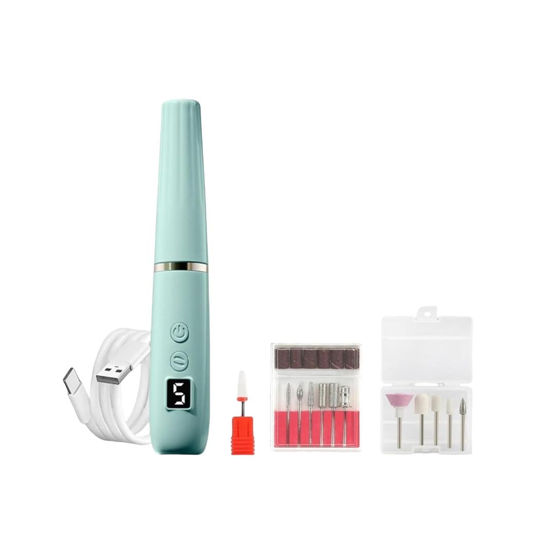 Electric Nail Drill, Electric Nail File for toenail Hand feet Care - Wider Grinder for Thick Nails, Cordless for Men Women Seniors Home Salon