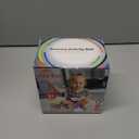 Sensory Activity Board Upgraded- 3D Sensory Activity Ball,Stress Relief Toy,Silicone Fidget Toy for Stress Relief,Anxiety,Autism,ADHD,Kids 3+ & Adults,with Travel Storage Bag & 16 Strings (White) (Sphere, Baise)