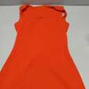 SOLY HUX Women's Summer Sleeveless Mini Dress Square Neck Split Hem Bodycon Party Club Dresses (Red, S)