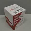 1 L (34 oz) Sourdough Starter Jar Kit, Wide Mouth Potbelly Crock - Glass Sour Dough Starter Bread Jar Set - Sourdough Baking Supplies - Sour Dough Bread Accessories Gifts for Sourdough Lovers