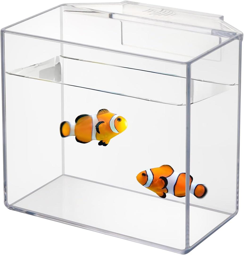 Drip Acclimation Container for Fish & Corals  Hanging Acclimation Box for Saltwater & Freshwater Aquariums, Small
