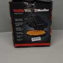 Mueller Heart 5 Waffle Maker, Waffle Iron, Adjustable Browning Control & Nonstick, Cool Touch Handle, Easy to Clean, Small Kitchen Appliances