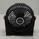Lasko Breeze Machine Pivoting Floor/Table, 2-Speed, Black (507) Household Fans