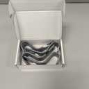 Amooca Car Seat Headrest Hook 4 Pack Hanger Universal Vehicle Car Storage Organizer for Handbag Purse Coat S Type Checkered Grey