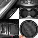 Auovo Anti Dust Mats for Mazda CX-5/CX5 Accessories 2023 2022 2021 2020 2019 2018 2017 Custom Fit Door Compartment Cup Holder Center Console Liners Car Interior 18pcs (All Black)