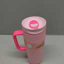 Owala SmoothSip Slider Stainless Steel Insulated Travel Mug with handle, 100% Leak Proof, For Hot and Cold Drinks, Travel Friendly with Sliding Lock Lid, 24 oz, BPA Free, Leak Proof, Pucker Up