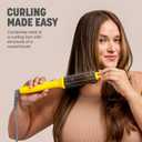 Drybar The Curl Party Heated Curling Round Brush Salon Curling Wand with Long-Lasting, Shiny Results
