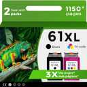 61XL Ink Cartridge for HP Ink 61 XL Black Color Replacement for HP61 HP61XL for 5530 4500 2620 4630 2540 4502 3050 1510 4632 4501 2542 2514 3510 4635 3050a 5535 4610 1000 1010 1512 3512 2541 Printer