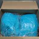 Realspring Inflatable Bean Bag Chairs Outdoor Blow up Camping Chairs Inflatable Lazy Sofa Folding Portable Bean Bag Loungers Couch for Movie Night(Lake Blue,2 Pcs)