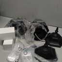 EMART Outdoor Porch Sconce LED Exterior Wall Light Fixtures, Special Handling Anti-Corrosion Plastic Material, Waterproof Security Lamp for Garage, Front Door, House - 2 Pack, Black (Bulb Included) (No Sensor)