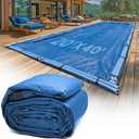 20-Ft x 40-Ft Pool Cover for Inground Pools - Premium Inground Winter Cover, Extra Thick Material and Durable Design, Cold and UV-Resistance, Easy Installation, Royal Blue