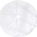 MeYouRow.C Christmas Tree Skirt 36-Inch, Festive Holiday Round Tree Mat with Double-Sided Faux Fur & Velvet, Non-Slip Waterproof Base for Xmas Decorations White (Fits 4-6 Ft Trees)