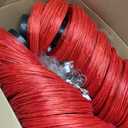 24 Pcs Traditional Japanese Style Red Silk Hanging Lantern Set Including Paper Lanterns Japanese Decorations and Lights for Chinese New Year Luna Festival Party Decoration DIY Crafts