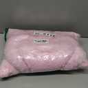 Infant Car Seat Insert & Strap Cover for Baby Girls, 2 in 1 Carseat Head Support Newborn, Ultra Soft Car Seat Cushion for Babies, Plush Fabric, Fit for Swing, Car Seat, Stroller, Bouncer, Pink (Flower)