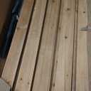3 Panels No Dig Wood Privacy Screen, 42" H x 40" W Outdoor AC Fence