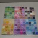 7200PCS 6mm Glass Beads Bracelet Making Kit, 144 Colors Assorted Crystal Beads for Bracelets and Jewelry Making, Round Crackle Glass Beads for DIY Necklace Friendship Bracelets Earring Crafts