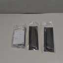 Recessed Finger Flush Pulls with Edge Pull Oil Rubbed Bronze - 6Inch Sliding Closet Door Handles Hardware Suitable for Pocket Door,Closet Door,Sliding Doors, Barn Door Handle