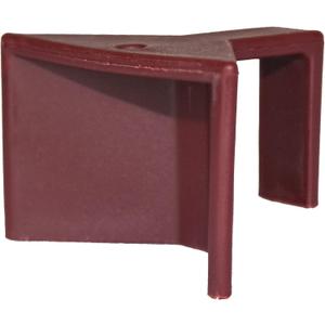 Modern Door Stop  Plastic Door Stopper for Hinged- Easy Install Mounted Hinge Stop Restrictor - Opening Stopper Wedge for Home - Ideal for Hotels, Hospitals & Schools - Red