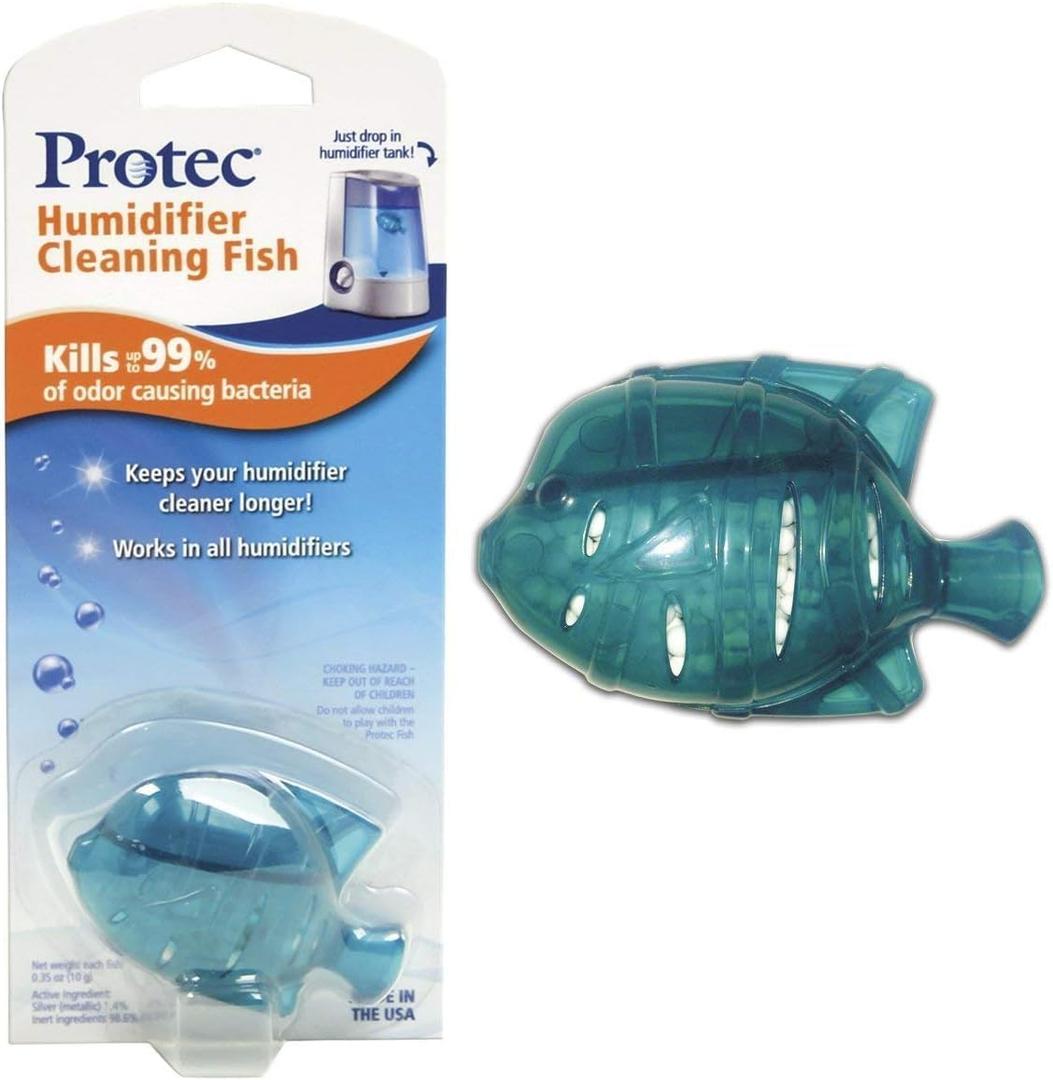 Protec Humidifier Cleaning Fish, Tank Cleaner, Fights Slime & Odor, Lasts 30 Days, 1 Count