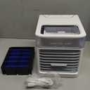 Arctic Air Pure Chill 2.0 Evaporative Air Cooler by Ontel - Powerful, Quiet, Lightweight and Portable Space Cooler with Hydro-Chill Technology For Bedroom, Office, Living Room & More,Blue