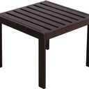 Serta Catalina Modern Outdoor Patio Furniture Collection with Bronze Metal Frame Finish, Side Table, Bronze