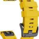 NotoCity Compatible with Fenix 6 Watchbands 22mm band for Fenix 8 47mm/Fenix 6/Fenix 6 Pro/Fenix 5/Fenix 5 Plus/Forerunner 935/Forerunner 945/Approach S60/Quatix 5(Yellow)