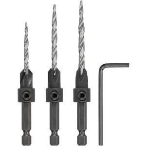 DEWALT Countersink Drill Bit Set #6, #8, #10, 3-Piece (DW2535)