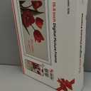 BIGASUO Digital Picture Frame Frameo 15.6" WiFi Electronic Photo Frames Large with 64GB Memory 1920x1080 IPS FHD Touch Screen Share Moments Instantly Anywhere Photo Gifts for Parents and Grandparents (15.6 inch Black & White)