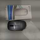 Wireless Bluetooth Mouse Rechargeable Laptop Mice with LED Lights Silent Slim Use(BT5.2 and 2.4G Portable USB) Dual Mode Computer Mouse for Laptop/iPad/Tablet/Apple/Computer/Mac (Grey)