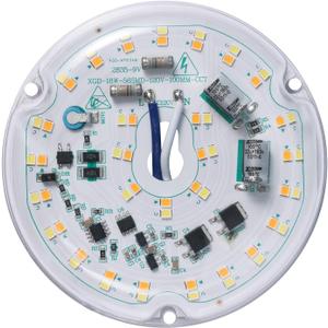 4 inch LED Retrofit Light Kit for Ceiling Fan Light Replacement Panel PCB 18W Color Temperature Adjustable 3000K 4500K 6000K 2200LM 120V CRI90 Dimmable