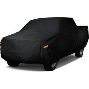 EzyShade 10-Layer Truck Cover Waterproof All Weather. See Vehicle Size-Chart for Accurate Fit. Outdoor Pickup Truck Covers - Ranger Frontier Tacoma. Sun Snow Rain. Black, Size T1 (See SizeChart)