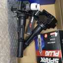 ENA Set of 3 Ignition Coil with 6 Platinum Spark Plug and Wire Set Compatible with Toyota 4Runner T100 Tacoma Tundra 1995-2004 3.4L Replacement for UF156 C1041 90919-02212 5C1308 E679