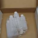 Plastic Cylinder Bottles with Flip Top Pour Spout - BPA-Free & Refillable Containers- Durable, Affordable Price - Store Lotion and Any Kind Liquid-Based Products, Size 4 Oz (6 Pack)