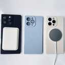 ZhyzRhsm Designed for iPhone 16 Pro Max Case Silicone Compatible with Magsafe, Camera Lens Protector, Military Grade Shockproof Protective, Rectangle Magnetic Phone Case for iPhone 16 Pro Max Black