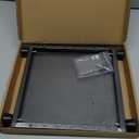 Adjustable Locker Organizer Shelf, 30LB Load-Bearing Metal Locker Shelf for Schools, Offices, Gyms, Locker Shelf Expandable to Fit Your Locker 11-18 (1, Black)