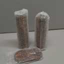 Wooden Salt and Pepper Grinder Set 8 Inch Manual Salt and Pepper Mill with Tray Adjustable Coarseness Refillable Wood Grinders with Gold Bottle Label for Kitchen Christmas Home Gift(Wood Color)