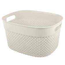  Pack of 3, Storage Basket, White