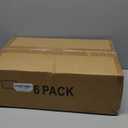 6 Pack Thicken Shoe Organizer Stackable,Upgraded Sturdy Shoe Storage Box with Magnetic Door,Shoe Containers For Sneaker Display,Hat Organizer,Black