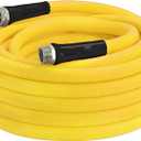 Garden Hose 5/8 in. 30ft, T TOVIA All-weather Hybrid Water Hose, Flexible Lightweight Power Wash Hose 150 PSI with 3/4'' Aluminum Fittings, Watering Equipment for Outdoor, Backyard, Lawn