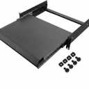 2U Keyboard Tray 12" Depth -Universal 19" Rack Mount Sliding Shelf for Network Equipments Server Rack or Cabinet