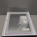 HIEEY Lighted Makeup Mirror, Hollywood Vanity Mirror with Lights, Three Color Lighting Modes, and 5X Magnification Mirror, Smart Touch Control, 360 Rotation (17.3in,White,Gift Box)  (96 LED)