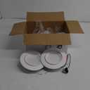 6 inch Retrofit Gimbal LED Recessed Lighting 360 Rotatable Swivel Lights Adjustable Eyeball Downlight Dimmable 5CCT Selectable 2700K-6000K, 1700LM, 15W Retrofit Can Lights, White 6 Pack