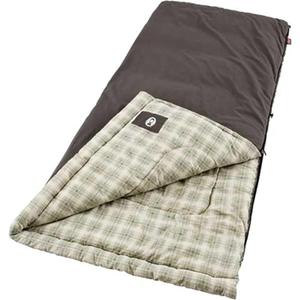 Coleman Heritage Big & Tall 10F Flannel Sleeping Bag, XL Sleeping Bag Fits Adults up to 6ft 7in Tall, Machine Washable, Great for Camping, Hunting, Guests, & More