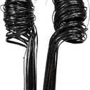 Green Floral Crafts | 20 Stem Curly Ting Branches 2.5 Feet Tall - Perfect Vase Filler Or Decoration for Weddings, Holidays, & Homes (Black)
