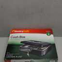 SentrySafe Black Money Saving Box with Cash Tray and Key Lock, Portable Safe Box with Carrying Handle, 0.21 Cubic Feet, 3.75 x 12 x 9.3 Inches, CB-12