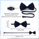 4Pcs Kids Boys Suspenders Bowtie Set with Black Glasses Newsboy Cap for Boy Girl Wedding 100 Days of School Costume