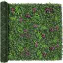 80"x120"(67 SQFT) Greenery Grass Wall Boxwood Plant Roll
UV Resistant Green Leaves Faux, Garden Indoor Outdoor Home Decor, Artificial Hedge Vine Backdrop Fence Covering Privacy
