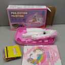 Drawing Projector for Kids with Art Supplies - Includes Drawing Board, Crayons & Coloring Book - Unicorns-Themed Art & Craft Toy for Girls Ages 3-5 Year Old