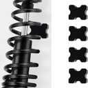 Tioollev 4PCS Coil Spring Spacer Kit,Heavy Duty Rubber Lift Blocks for Enhancing 1" to 1.5" Spacing Spring Rate,Universal Rubber Lift Blocks Car Accessories for Most Cars Trucks SUVs (4PCS)