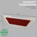 Pot Lid Organizer, BPA Free Plastic, 6-13 in Sizes, White/Black, Set of 5 (White)